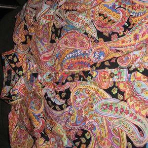 Chaps paisley long sleeved button up